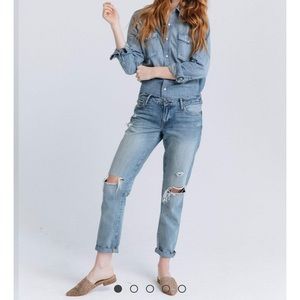 ABLE Gennie Slouch Boyfriend Jean